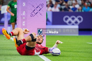 2024-07-24 - Moeki Fukushi (Japan), Rugby Sevens, Men's Pool A between Ireland and Japan during the Olympic Games Paris 2024 on 24 July 2024 at Stade de France in Saint-Denis, France - OLYMPIC GAMES PARIS 2024 - 24/07 - OLYMPIC GAMES PARIS 2024 - OLYMPIC GAMES