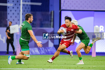 2024-07-24 - Kippei Ishida (Japan), Rugby Sevens, Men's Pool A between Ireland and Japan during the Olympic Games Paris 2024 on 24 July 2024 at Stade de France in Saint-Denis, France - OLYMPIC GAMES PARIS 2024 - 24/07 - OLYMPIC GAMES PARIS 2024 - OLYMPIC GAMES