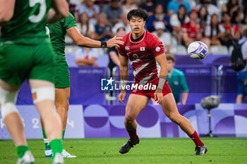 2024-07-24 - Kazuma Ueda (Japan), Rugby Sevens, Men's Pool A between Ireland and Japan during the Olympic Games Paris 2024 on 24 July 2024 at Stade de France in Saint-Denis, France - OLYMPIC GAMES PARIS 2024 - 24/07 - OLYMPIC GAMES PARIS 2024 - OLYMPIC GAMES