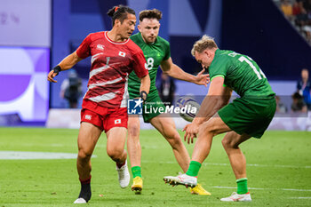 2024-07-24 - Taiga Ishida (Japan), Rugby Sevens, Men's Pool A between Ireland and Japan during the Olympic Games Paris 2024 on 24 July 2024 at Stade de France in Saint-Denis, France - OLYMPIC GAMES PARIS 2024 - 24/07 - OLYMPIC GAMES PARIS 2024 - OLYMPIC GAMES