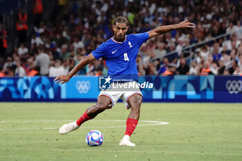 2024-07-24 - Loïc Badé (France) during the Football, Men's Group A, between France and United States during the Olympic Games Paris 2024 on 24 July 2024 at Geoffroy-Guichard Stadium in Marseille, France - OLYMPIC GAMES PARIS 2024 - 24/07 - OLYMPIC GAMES PARIS 2024 - OLYMPIC GAMES