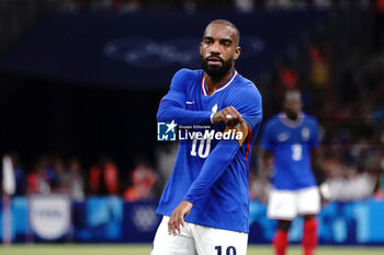 2024-07-24 - Alexandre Lacazette (France) during the Football, Men's Group A, between France and United States during the Olympic Games Paris 2024 on 24 July 2024 at Geoffroy-Guichard Stadium in Marseille, France - OLYMPIC GAMES PARIS 2024 - 24/07 - OLYMPIC GAMES PARIS 2024 - OLYMPIC GAMES