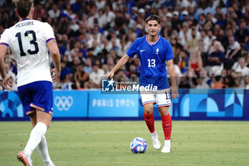 2024-07-24 - Joris Chotard (France) during the Football, Men's Group A, between France and United States during the Olympic Games Paris 2024 on 24 July 2024 at Geoffroy-Guichard Stadium in Marseille, France - OLYMPIC GAMES PARIS 2024 - 24/07 - OLYMPIC GAMES PARIS 2024 - OLYMPIC GAMES