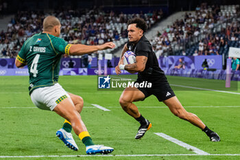 2024-07-24 - Moses Leo (New Zealand), Rugby Sevens, Men's Pool A between New Zealand and South Africa during the Olympic Games Paris 2024 on 24 July 2024 at Stade de France in Saint-Denis, France - OLYMPIC GAMES PARIS 2024 - 24/07 - OLYMPIC GAMES PARIS 2024 - OLYMPIC GAMES