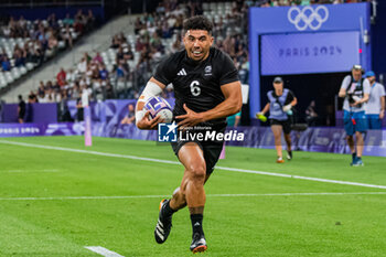 2024-07-24 - Ngarohi McGarvey-Black (New Zealand), Rugby Sevens, Men's Pool A between New Zealand and South Africa during the Olympic Games Paris 2024 on 24 July 2024 at Stade de France in Saint-Denis, France - OLYMPIC GAMES PARIS 2024 - 24/07 - OLYMPIC GAMES PARIS 2024 - OLYMPIC GAMES