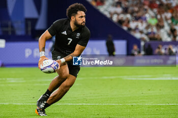 2024-07-24 - Fehi Fineanganofo (New Zealand), Rugby Sevens, Men's Pool A between New Zealand and South Africa during the Olympic Games Paris 2024 on 24 July 2024 at Stade de France in Saint-Denis, France - OLYMPIC GAMES PARIS 2024 - 24/07 - OLYMPIC GAMES PARIS 2024 - OLYMPIC GAMES