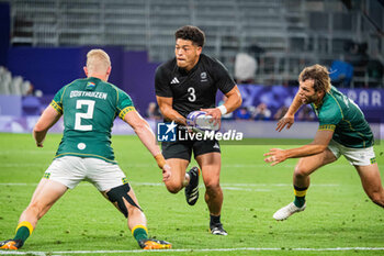 2024-07-24 - Tone Ng Shiu (New Zealand), Rugby Sevens, Men's Pool A between New Zealand and South Africa during the Olympic Games Paris 2024 on 24 July 2024 at Stade de France in Saint-Denis, France - OLYMPIC GAMES PARIS 2024 - 24/07 - OLYMPIC GAMES PARIS 2024 - OLYMPIC GAMES