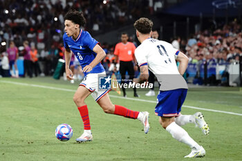 2024-07-24 - Maghnes Akliouche (France) during the Football, Men's Group A, between France and United States during the Olympic Games Paris 2024 on 24 July 2024 at Velodrome Stadium in Marseille, France - OLYMPIC GAMES PARIS 2024 - 24/07 - OLYMPIC GAMES PARIS 2024 - OLYMPIC GAMES