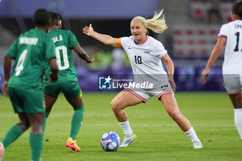 2024-07-26 - Lindsey Horan (USA), Football, Women's Group B between United States and Zambia during the Olympic Games Paris 2024 on 25 July 2024 at Allianz Riviera in Nice, France - OLYMPIC GAMES PARIS 2024 - 25/07 - OLYMPIC GAMES PARIS 2024 - OLYMPIC GAMES