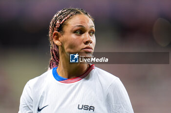 2024-07-26 - Trinity Rodman (USA), Football, Women's Group B between United States and Zambia during the Olympic Games Paris 2024 on 25 July 2024 at Allianz Riviera in Nice, France - OLYMPIC GAMES PARIS 2024 - 25/07 - OLYMPIC GAMES PARIS 2024 - OLYMPIC GAMES