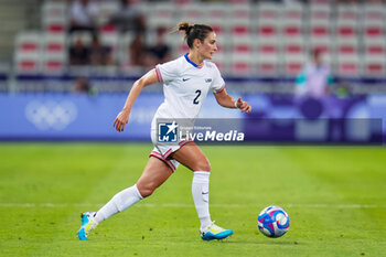 2024-07-26 - Emily Fox (USA), Football, Women's Group B between United States and Zambia during the Olympic Games Paris 2024 on 25 July 2024 at Allianz Riviera in Nice, France - OLYMPIC GAMES PARIS 2024 - 25/07 - OLYMPIC GAMES PARIS 2024 - OLYMPIC GAMES