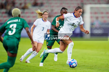 2024-07-26 - Trinity Rodman (USA), Football, Women's Group B between United States and Zambia during the Olympic Games Paris 2024 on 25 July 2024 at Allianz Riviera in Nice, France - OLYMPIC GAMES PARIS 2024 - 25/07 - OLYMPIC GAMES PARIS 2024 - OLYMPIC GAMES