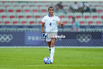 2024-07-26 - Naomi Girma (USA), Football, Women's Group B between United States and Zambia during the Olympic Games Paris 2024 on 25 July 2024 at Allianz Riviera in Nice, France - OLYMPIC GAMES PARIS 2024 - 25/07 - OLYMPIC GAMES PARIS 2024 - OLYMPIC GAMES