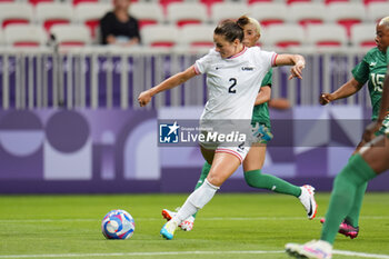 2024-07-26 - Emily Fox (USA), Football, Women's Group B between United States and Zambia during the Olympic Games Paris 2024 on 25 July 2024 at Allianz Riviera in Nice, France - OLYMPIC GAMES PARIS 2024 - 25/07 - OLYMPIC GAMES PARIS 2024 - OLYMPIC GAMES