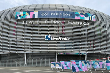 2024-07-25 - Stadium Pierre Mauroy, stadium for basketball and handball competitions during the Olympic Games Paris 2024 on 25 July 2024 in Villeneuve-d'Ascq near Lille, France - OLYMPIC GAMES PARIS 2024 - MISCS - 26/07 - OLYMPIC GAMES PARIS 2024 - OLYMPIC GAMES