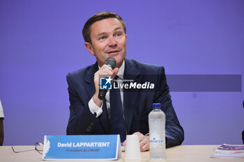 2024-07-26 - David LAPPARTIENT, CNOSF President during the opening ceremony of the Olympic Games Paris 2024 on 26 July 2024 in Paris, France - OLYMPIC GAMES PARIS 2024 - OPENING CEREMONY - 26/07 - OLYMPIC GAMES PARIS 2024 - OLYMPIC GAMES