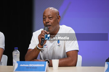 2024-07-26 - Jackson RICHARDSON, Head of Mission during the opening ceremony of the Olympic Games Paris 2024 on 26 July 2024 in Paris, France - OLYMPIC GAMES PARIS 2024 - OPENING CEREMONY - 26/07 - OLYMPIC GAMES PARIS 2024 - OLYMPIC GAMES