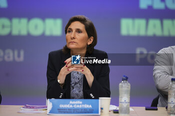 2024-07-26 - Amélie OUEDA-CASTERA, Minister of Sports during the opening ceremony of the Olympic Games Paris 2024 on 26 July 2024 in Paris, France - OLYMPIC GAMES PARIS 2024 - OPENING CEREMONY - 26/07 - OLYMPIC GAMES PARIS 2024 - OLYMPIC GAMES