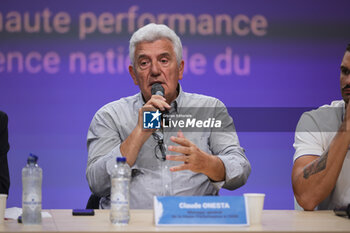 2024-07-26 - Claude ONESTA, General Manager of High Performance during the opening ceremony of the Olympic Games Paris 2024 on 26 July 2024 in Paris, France - OLYMPIC GAMES PARIS 2024 - OPENING CEREMONY - 26/07 - OLYMPIC GAMES PARIS 2024 - OLYMPIC GAMES