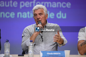 2024-07-26 - Claude ONESTA, General Manager of High Performance during the opening ceremony of the Olympic Games Paris 2024 on 26 July 2024 in Paris, France - OLYMPIC GAMES PARIS 2024 - OPENING CEREMONY - 26/07 - OLYMPIC GAMES PARIS 2024 - OLYMPIC GAMES