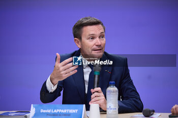 2024-07-26 - David LAPPARTIENT, CNOSF President during the opening ceremony of the Olympic Games Paris 2024 on 26 July 2024 in Paris, France - OLYMPIC GAMES PARIS 2024 - OPENING CEREMONY - 26/07 - OLYMPIC GAMES PARIS 2024 - OLYMPIC GAMES