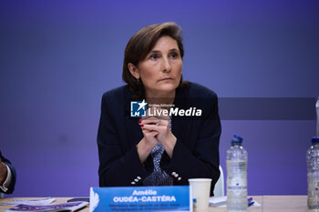 2024-07-26 - Amélie OUEDA-CASTERA, Minister of Sports during the opening ceremony of the Olympic Games Paris 2024 on 26 July 2024 in Paris, France - OLYMPIC GAMES PARIS 2024 - OPENING CEREMONY - 26/07 - OLYMPIC GAMES PARIS 2024 - OLYMPIC GAMES