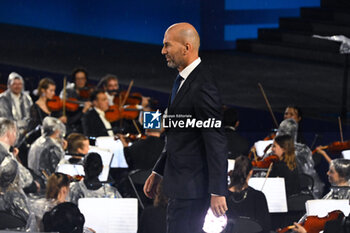 2024-07-26 - Zinadine Zidane, Opening Ceremony during the Olympic Games Paris 2024 on 26 July 2024 in Paris, France - OLYMPIC GAMES PARIS 2024 - OPENING CEREMONY - 26/07 - OLYMPIC GAMES PARIS 2024 - OLYMPIC GAMES