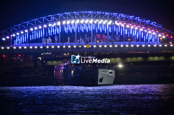 2024-07-26 - Ambiance illustration, Team France, Opening Ceremony during the Olympic Games Paris 2024 on 26 July 2024 in Paris, France - OLYMPIC GAMES PARIS 2024 - OPENING CEREMONY - 26/07 - OLYMPIC GAMES PARIS 2024 - OLYMPIC GAMES