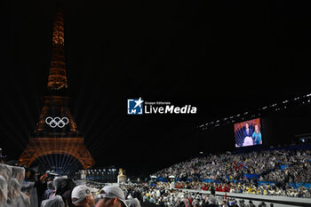 2024-07-26 - Ambiance illustration, Opening Ceremony during the Olympic Games Paris 2024 on 26 July 2024 in Paris, France - OLYMPIC GAMES PARIS 2024 - OPENING CEREMONY - 26/07 - OLYMPIC GAMES PARIS 2024 - OLYMPIC GAMES