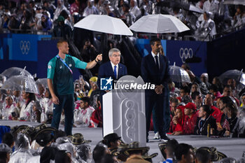 2024-07-26 - CIO President Tomas Bach, Opening Ceremony during the Olympic Games Paris 2024 on 26 July 2024 in Paris, France - OLYMPIC GAMES PARIS 2024 - OPENING CEREMONY - 26/07 - OLYMPIC GAMES PARIS 2024 - OLYMPIC GAMES