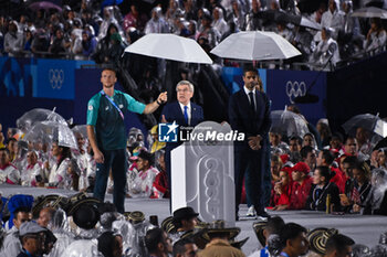 2024-07-26 - CIO President Tomas Bach, Opening Ceremony during the Olympic Games Paris 2024 on 26 July 2024 in Paris, France - OLYMPIC GAMES PARIS 2024 - OPENING CEREMONY - 26/07 - OLYMPIC GAMES PARIS 2024 - OLYMPIC GAMES