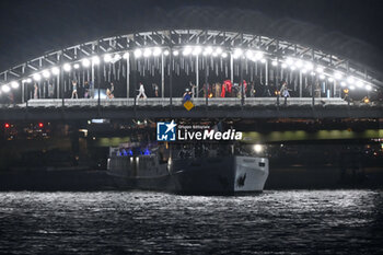 2024-07-26 - Ambiance illustration, Team France, Opening Ceremony during the Olympic Games Paris 2024 on 26 July 2024 in Paris, France - OLYMPIC GAMES PARIS 2024 - OPENING CEREMONY - 26/07 - OLYMPIC GAMES PARIS 2024 - OLYMPIC GAMES