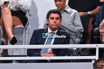 2024-07-26 - French Prime Minister Gabriel Attal, Opening Ceremony during the Olympic Games Paris 2024 on 26 July 2024 in Paris, France - OLYMPIC GAMES PARIS 2024 - OPENING CEREMONY - 26/07 - OLYMPIC GAMES PARIS 2024 - OLYMPIC GAMES