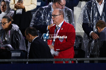 2024-07-26 - Albert II ( Prince of Monaco ), Opening Ceremony during the Olympic Games Paris 2024 on 26 July 2024 in Paris, France - OLYMPIC GAMES PARIS 2024 - OPENING CEREMONY - 26/07 - OLYMPIC GAMES PARIS 2024 - OLYMPIC GAMES