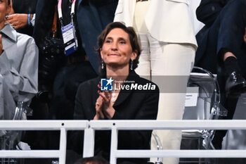 2024-07-26 - French Sports Minister Amelie Oudea Castera, Opening Ceremony during the Olympic Games Paris 2024 on 26 July 2024 in Paris, France - OLYMPIC GAMES PARIS 2024 - OPENING CEREMONY - 26/07 - OLYMPIC GAMES PARIS 2024 - OLYMPIC GAMES