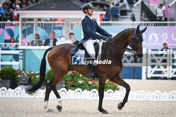 2024-07-27 - PORTALE Emiliano of Italy during the eventing, team and individual dressage, Olympic Games Paris 2024 on 27 July 2024 at Chateau de Versailles in Versailles, France - OLYMPIC GAMES PARIS 2024 - 27/07 - OLYMPIC GAMES PARIS 2024 - OLYMPIC GAMES