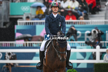 2024-07-27 - PORTALE Emiliano of Italy during the eventing, team and individual dressage, Olympic Games Paris 2024 on 27 July 2024 at Chateau de Versailles in Versailles, France - OLYMPIC GAMES PARIS 2024 - 27/07 - OLYMPIC GAMES PARIS 2024 - OLYMPIC GAMES