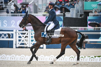 2024-07-27 - PORTALE Emiliano of Italy during the eventing, team and individual dressage, Olympic Games Paris 2024 on 27 July 2024 at Chateau de Versailles in Versailles, France - OLYMPIC GAMES PARIS 2024 - 27/07 - OLYMPIC GAMES PARIS 2024 - OLYMPIC GAMES