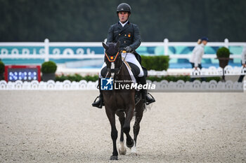 2024-07-27 - DIAZ FERNANDEZ Carlos of Spain during the eventing, team and individual dressage, Olympic Games Paris 2024 on 27 July 2024 at Chateau de Versailles in Versailles, France - OLYMPIC GAMES PARIS 2024 - 27/07 - OLYMPIC GAMES PARIS 2024 - OLYMPIC GAMES