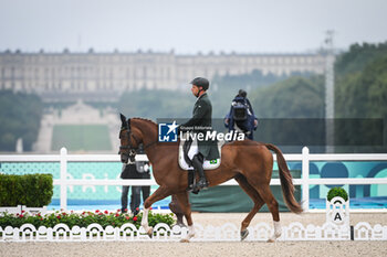 2024-07-27 - PARRO Carlos of Brazil during the eventing, team and individual dressage, Olympic Games Paris 2024 on 27 July 2024 at Chateau de Versailles in Versailles, France - OLYMPIC GAMES PARIS 2024 - 27/07 - OLYMPIC GAMES PARIS 2024 - OLYMPIC GAMES