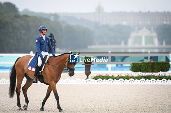 2024-07-27 - LAGHOUAG Karim Florent of France during the eventing, team and individual dressage, Olympic Games Paris 2024 on 27 July 2024 at Chateau de Versailles in Versailles, France - OLYMPIC GAMES PARIS 2024 - 27/07 - OLYMPIC GAMES PARIS 2024 - OLYMPIC GAMES