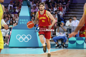 2024-07-27 - Juancho Hernangomez of Spain, Basketball, Men's Group Phase - Group A between Australia and Spain during the Olympic Games Paris 2024 on 27 July 2024 in Villeneuve-d'Ascq near Lille, France - OLYMPIC GAMES PARIS 2024 - 27/07 - OLYMPIC GAMES PARIS 2024 - OLYMPIC GAMES