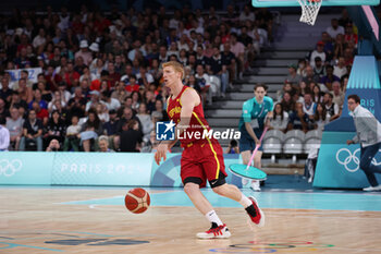 2024-07-27 - Darío Brizuela of Spain, Basketball, Men's Group Phase - Group A between Australia and Spain during the Olympic Games Paris 2024 on 27 July 2024 in Villeneuve-d'Ascq near Lille, France - OLYMPIC GAMES PARIS 2024 - 27/07 - OLYMPIC GAMES PARIS 2024 - OLYMPIC GAMES