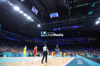 2024-07-27 - Ambiance illustration, Basketball, Men's Group Phase - Group A between Australia and Spain during the Olympic Games Paris 2024 on 27 July 2024 in Villeneuve-d'Ascq near Lille, France - OLYMPIC GAMES PARIS 2024 - 27/07 - OLYMPIC GAMES PARIS 2024 - OLYMPIC GAMES