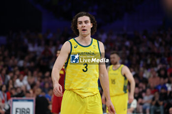 2024-07-27 - Josh Giddey of Australia, Basketball, Men's Group Phase - Group A between Australia and Spain during the Olympic Games Paris 2024 on 27 July 2024 in Villeneuve-d'Ascq near Lille, France - OLYMPIC GAMES PARIS 2024 - 27/07 - OLYMPIC GAMES PARIS 2024 - OLYMPIC GAMES