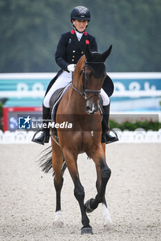 2024-07-27 - COLLETT Laura of Great Britain during the eventing, team and individual dressage, Olympic Games Paris 2024 on 27 July 2024 at Chateau de Versailles in Versailles, France - OLYMPIC GAMES PARIS 2024 - 27/07 - OLYMPIC GAMES PARIS 2024 - OLYMPIC GAMES