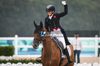 2024-07-27 - COLLETT Laura of Great Britain during the eventing, team and individual dressage, Olympic Games Paris 2024 on 27 July 2024 at Chateau de Versailles in Versailles, France - OLYMPIC GAMES PARIS 2024 - 27/07 - OLYMPIC GAMES PARIS 2024 - OLYMPIC GAMES