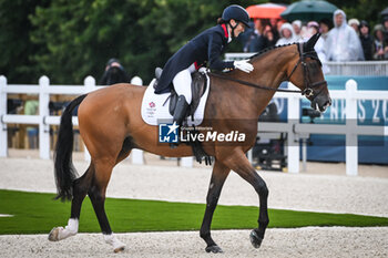 2024-07-27 - COLLETT Laura of Great Britain during the eventing, team and individual dressage, Olympic Games Paris 2024 on 27 July 2024 at Chateau de Versailles in Versailles, France - OLYMPIC GAMES PARIS 2024 - 27/07 - OLYMPIC GAMES PARIS 2024 - OLYMPIC GAMES