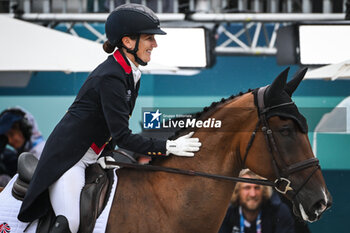 2024-07-27 - COLLETT Laura of Great Britain during the eventing, team and individual dressage, Olympic Games Paris 2024 on 27 July 2024 at Chateau de Versailles in Versailles, France - OLYMPIC GAMES PARIS 2024 - 27/07 - OLYMPIC GAMES PARIS 2024 - OLYMPIC GAMES