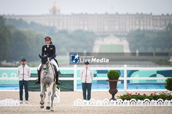 2024-07-27 - de JONG Sanne of Netherlands during the eventing, team and individual dressage, Olympic Games Paris 2024 on 27 July 2024 at Chateau de Versailles in Versailles, France - OLYMPIC GAMES PARIS 2024 - 27/07 - OLYMPIC GAMES PARIS 2024 - OLYMPIC GAMES